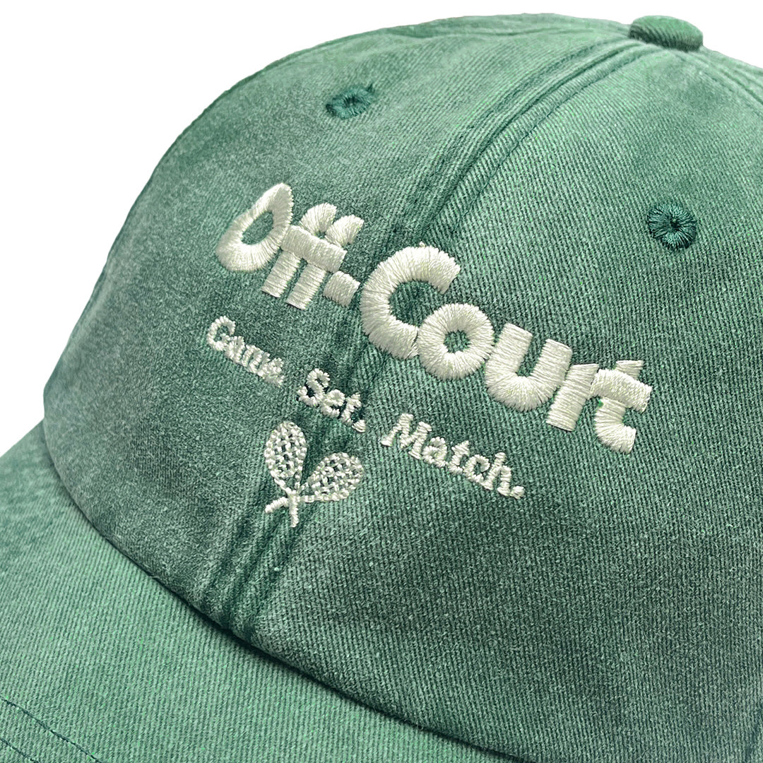 Vice 84 'Off Court' Vintage Washed Cap - Forest