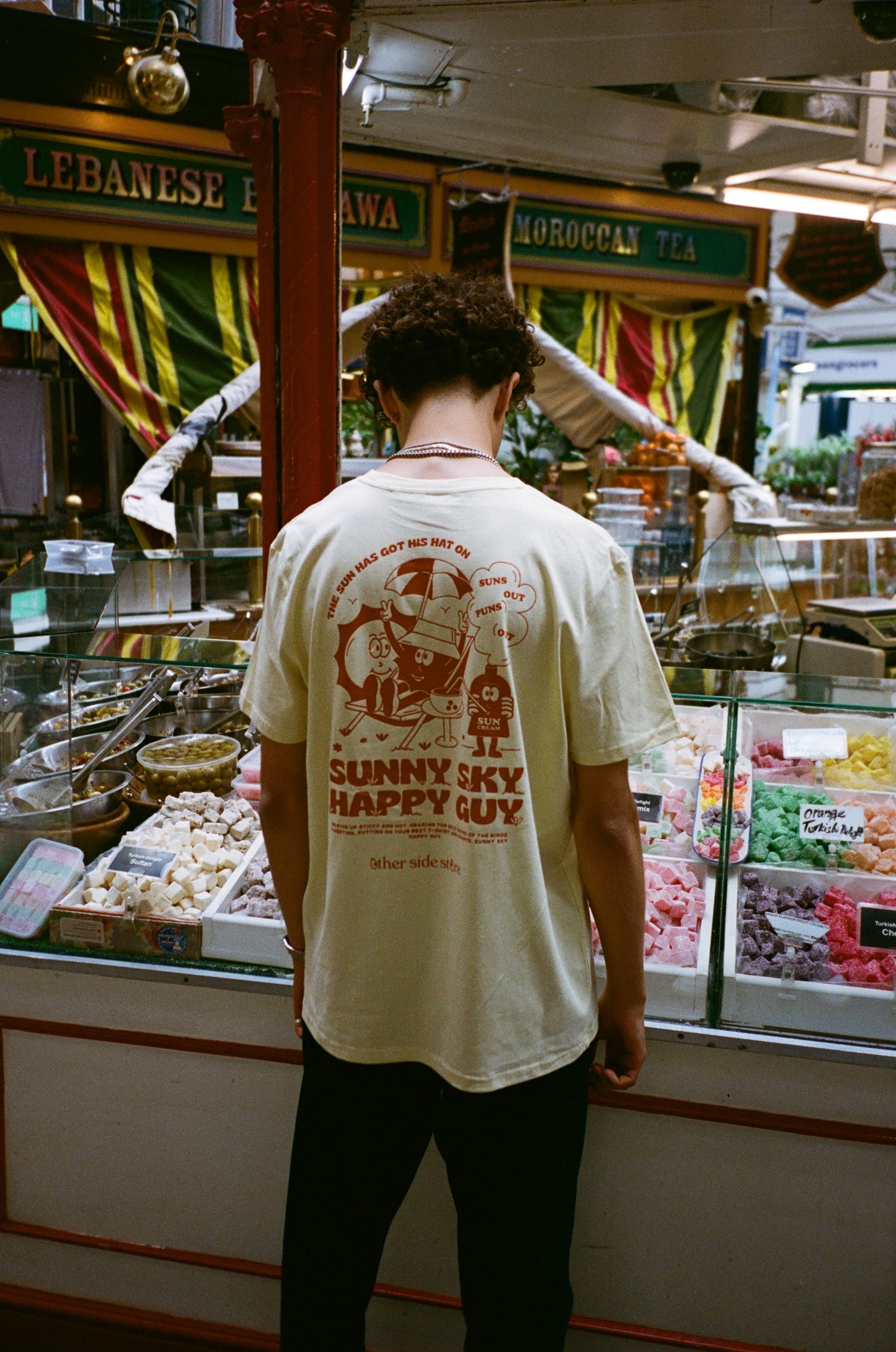 Other Side Store 'Sunny Sky' Organic Tee - Butter