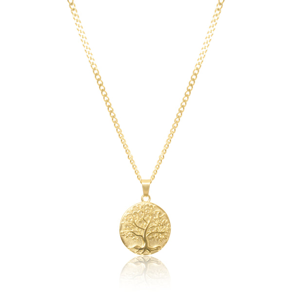Small Gold Tree of Life Pendant and Gold Filled Necklace, Gold Tree Pendant,  Gold Necklace, Matte Gold, Shiny Gold, Mother's Day - Etsy | Gold necklace,  Family tree necklace, Tree necklace