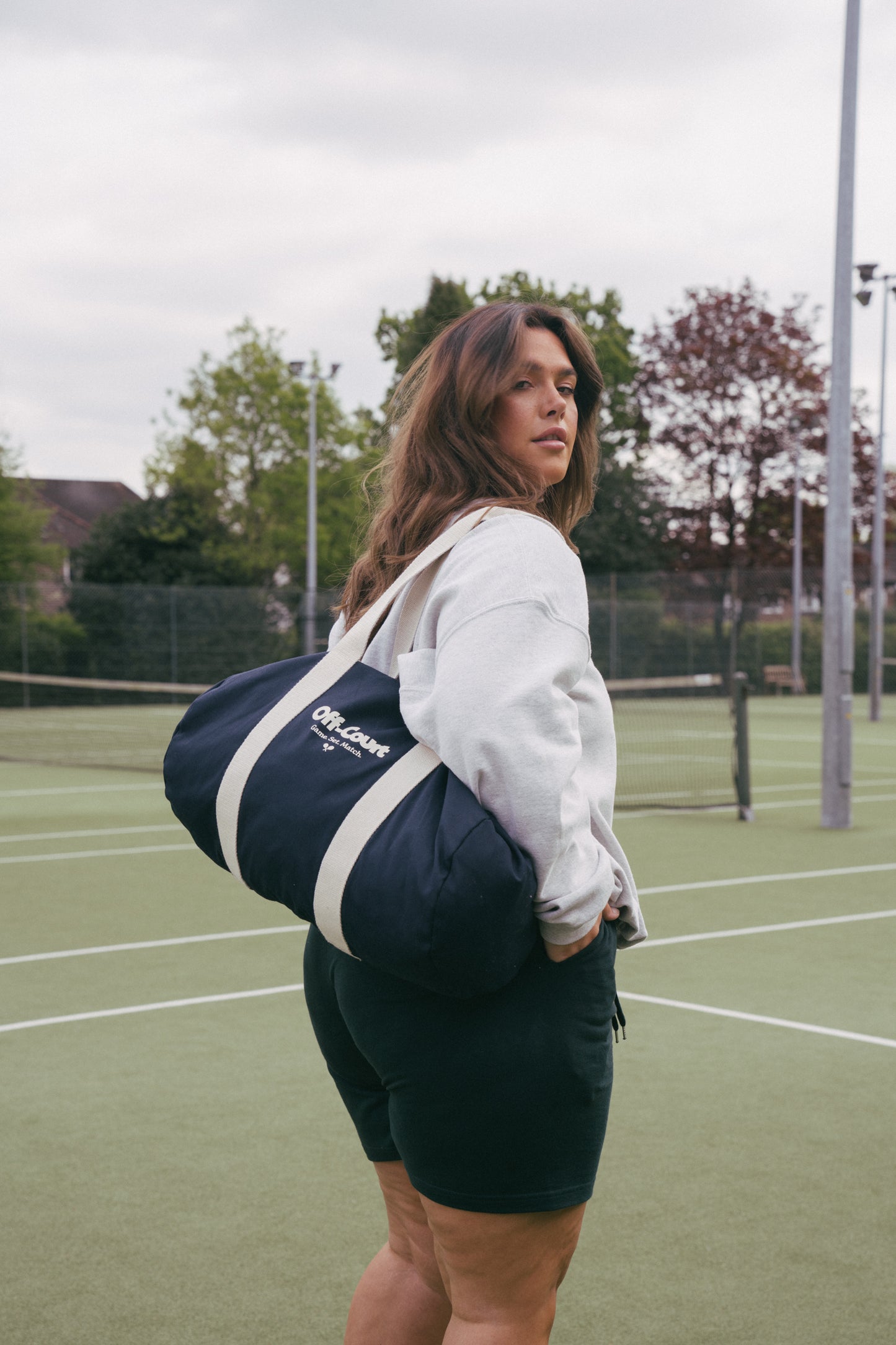 Vice 84 'Off Court GSM' Organic Gym Bag - Navy