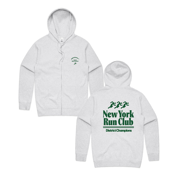 New York Ash Zipper Hoodie