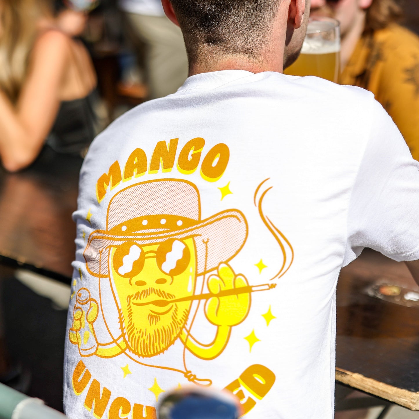 Shindigger X UN:IK 'Mango Unchained' Tee - White